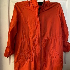 Old Navy Orange/Peach Colored Raincoat
